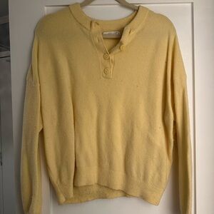 Abercrombie & Fitch Light Yellow Women's Sweater